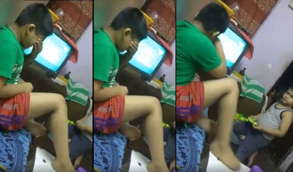 little fan gets emotional and cry out at india defeat by pakistan in icc champions trophy 2017  