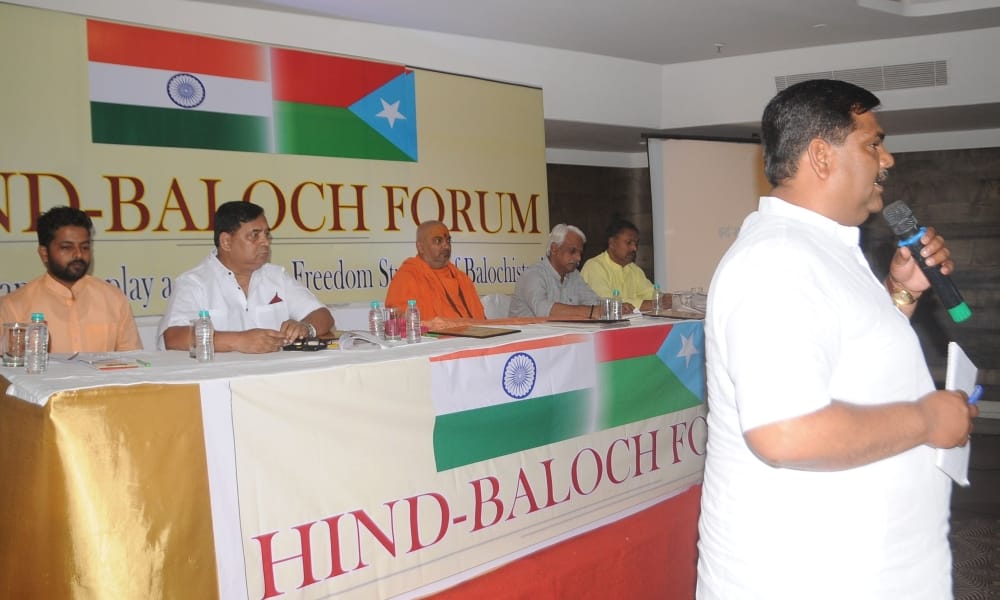 Baluchistan freedom issue reached in agra 