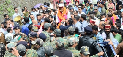 prem kumar dhumal statement over municipal corporation shimla election