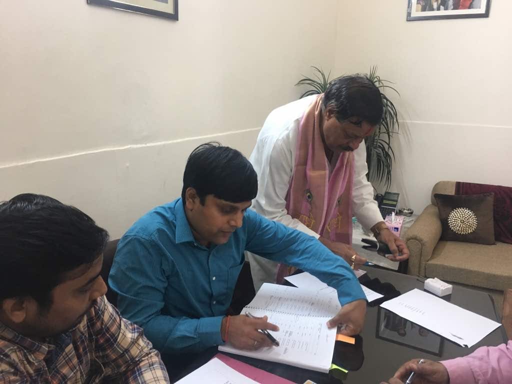 mla puran prakash will be presenter of ramnath kovind in president election