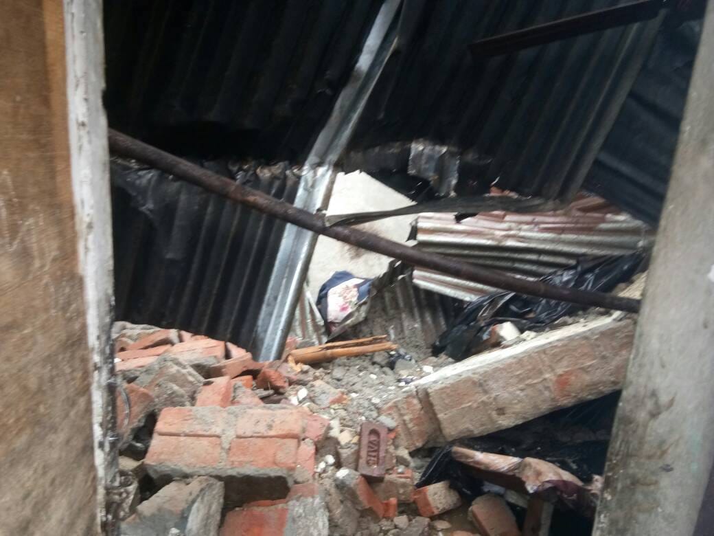 rain mishappening in dehradun, five injured
