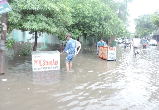Rain pours corporation's poll