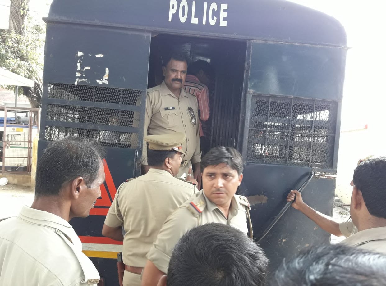 Fierce pelting, firing on two sides of the same community