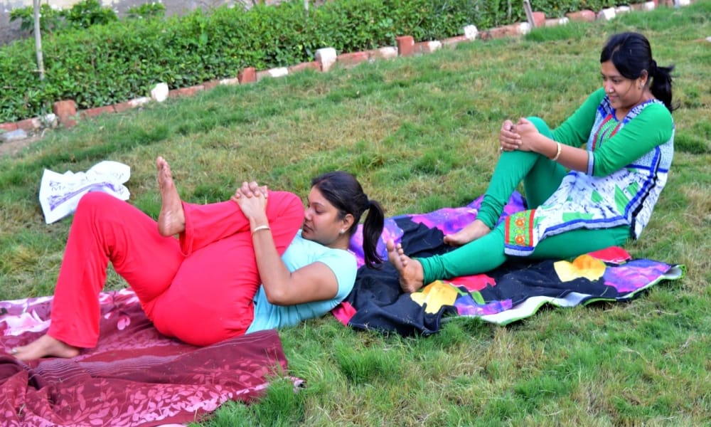 mathura is ready for the yoga practice in international yoga day