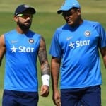 अनिल कुंबले और विराट कोहली