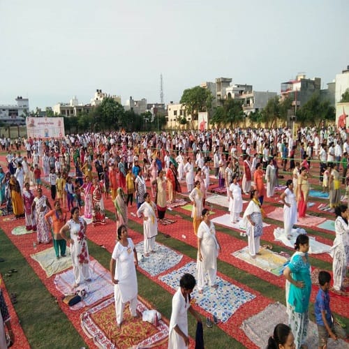 International yoga day: see photos of yoga in every city of West UP
