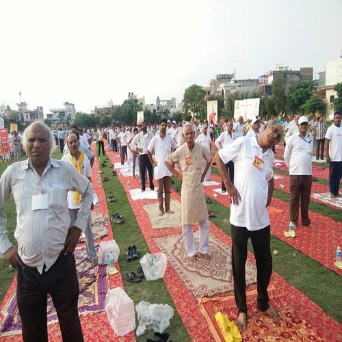 International yoga day: see photos of yoga in every city of West UP