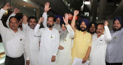 Punjab assembly session, Akali dal walkout, Navjot singh sidhu