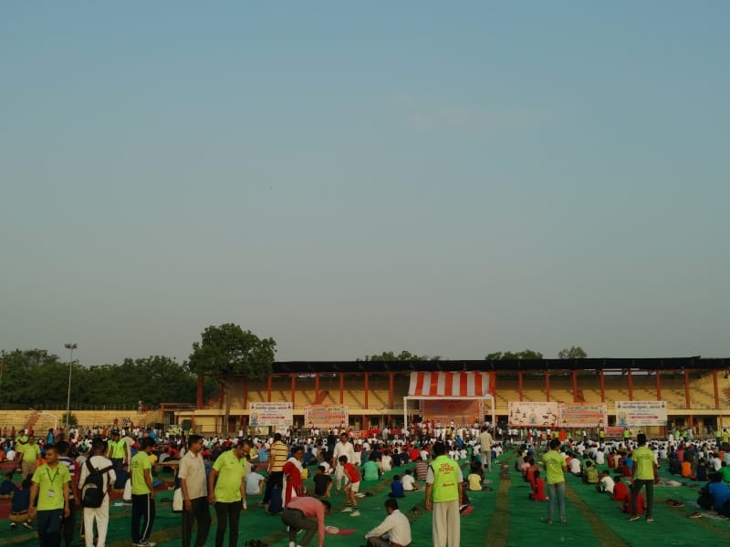 international yoga day celebration in agra 