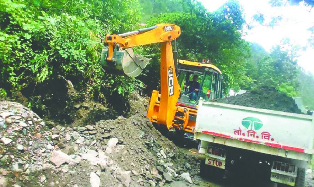 landslide in badrinath highway again