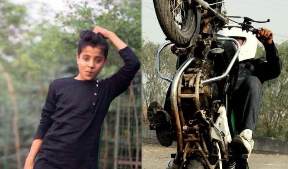  class 8th student died in accident during sports bike stunt in delhi