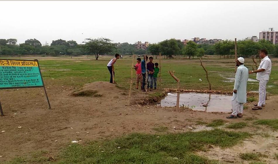     9 years boy dies during playing cricket after falling into pit filled with rainwater