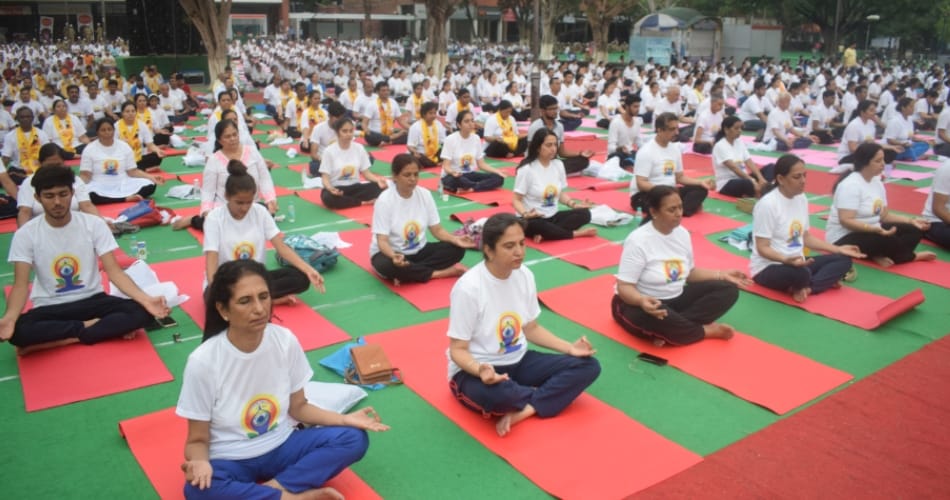 chandigarh international yoga day celebration