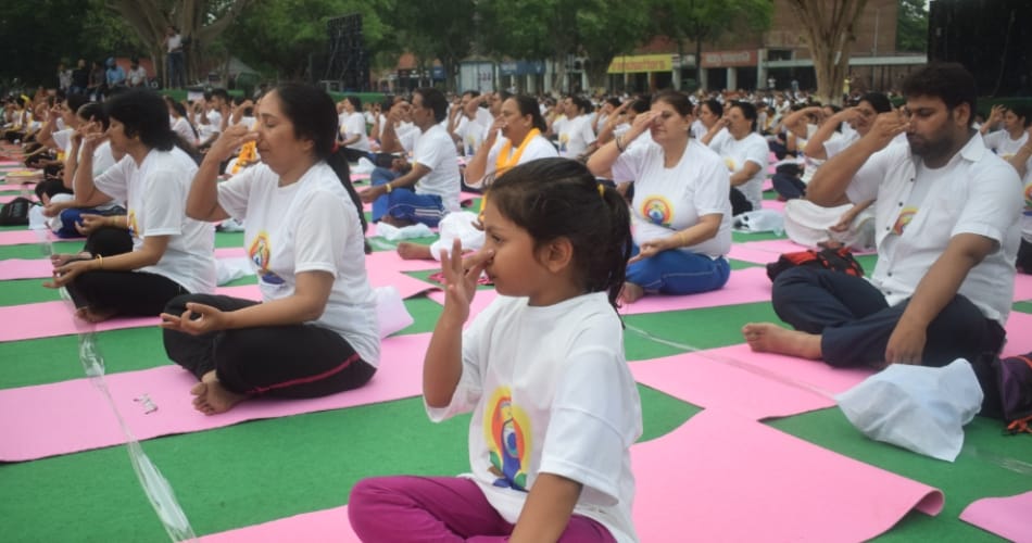 pressure on bjp due to pm modi international yoga day 2018 program