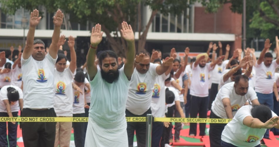 chandigarh international yoga day celebration