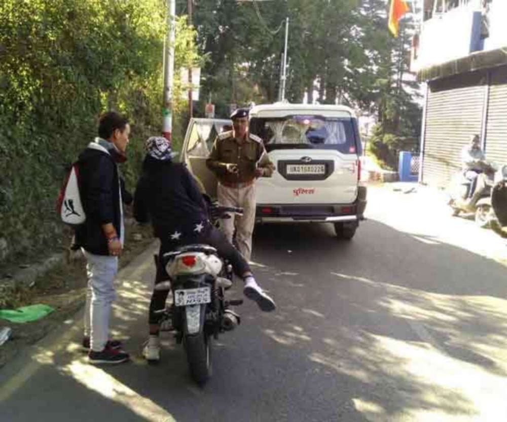 police took action against bike riders