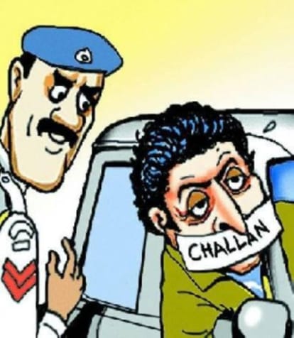 police took action against bike riders