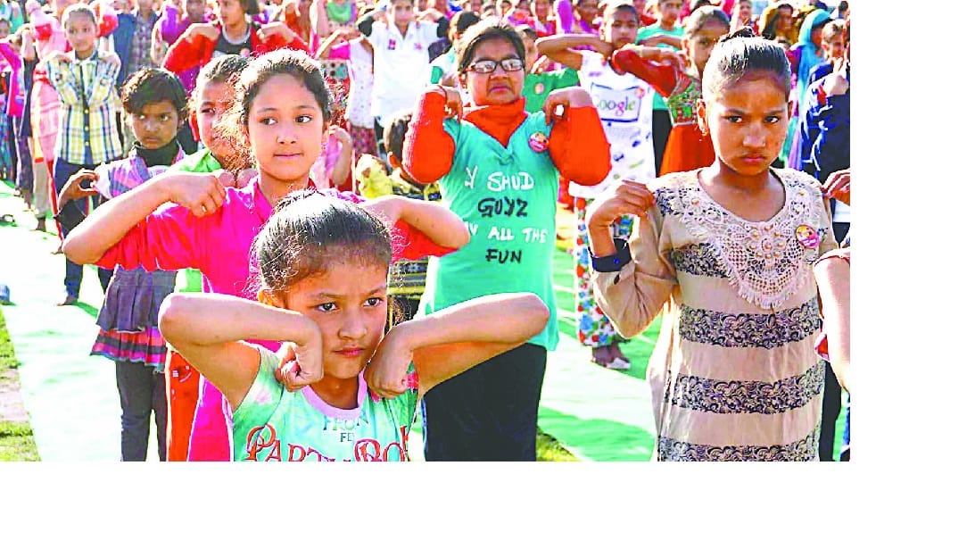 Just in Yoga, the power to keep the body healthy