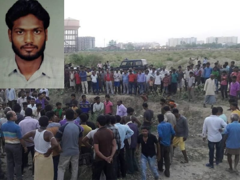 A man murdered in PGI IN Lucknow.