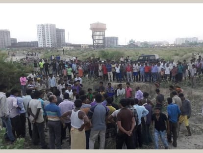 A man murdered in PGI IN Lucknow.