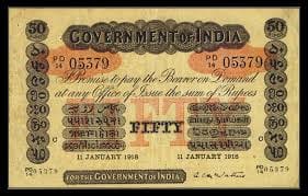 fake notes were also circulated during british era