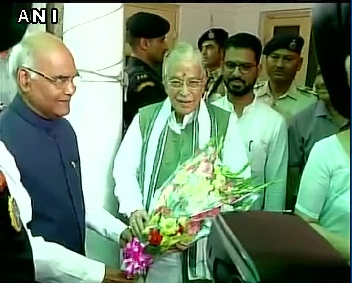 NDA presidential nominee RamNath Kovind met BJP senior leader Murli Manohar Joshi