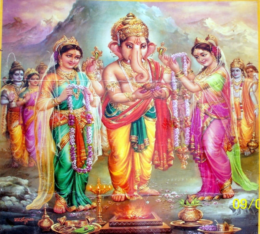  lord ganesha marriage interesting story in our puran
