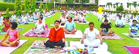Today 35 thousand people will do yoga together