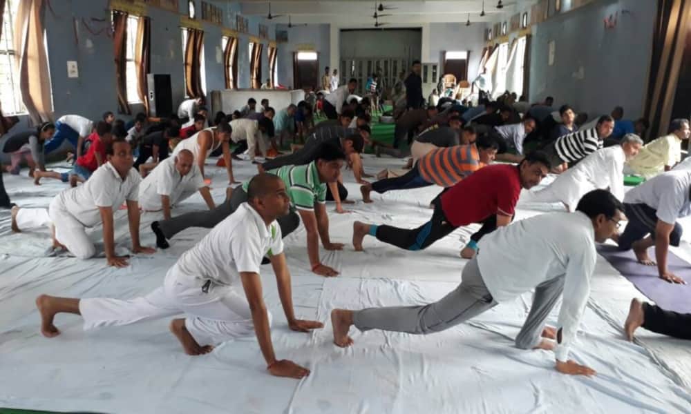 yoga day celebration in mathura agra firozabad mainpuri and etah