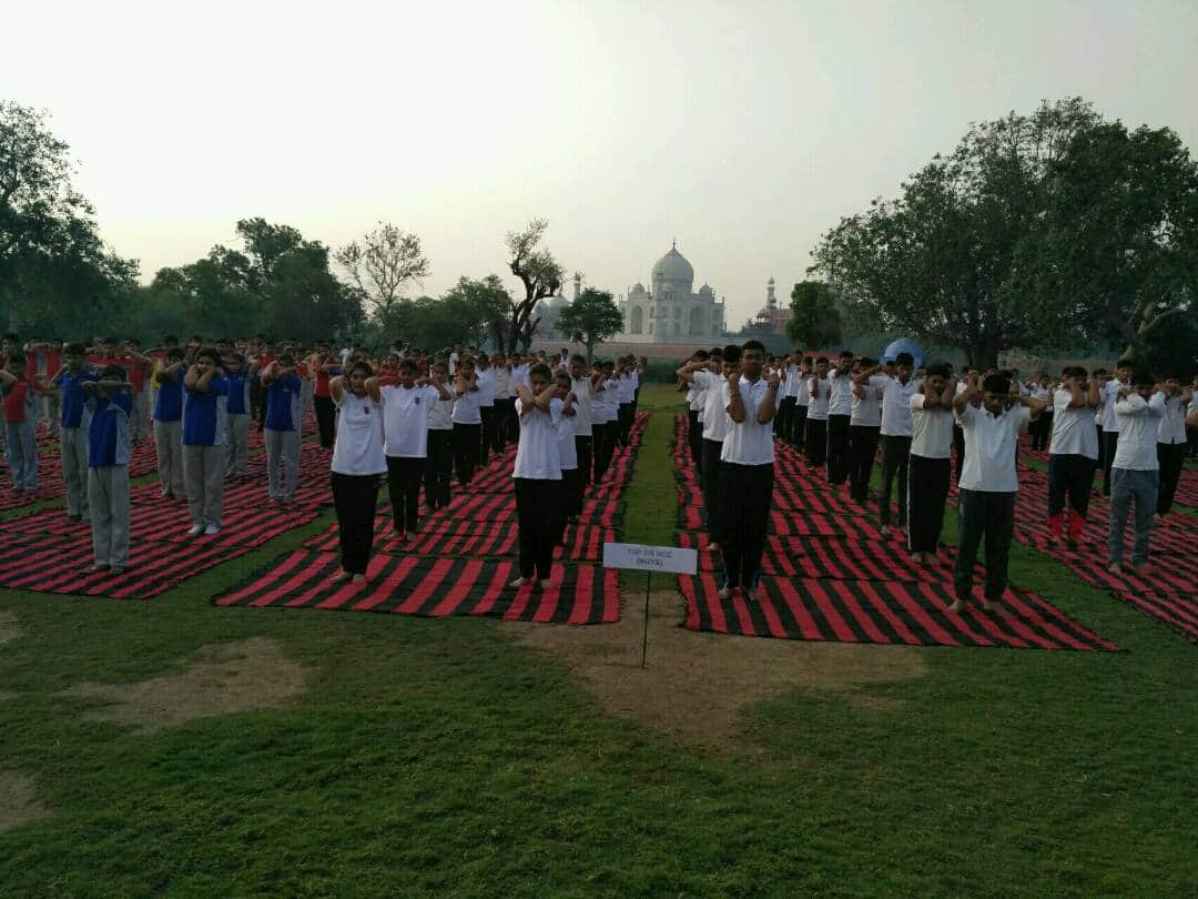 yoga day celebration in mathura agra firozabad mainpuri and etah