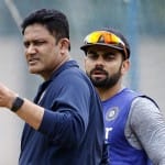 अनिल कुंबले और विराट कोहली