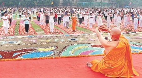 26 thousands people done yoga
