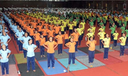 international yoga day patanjali made twenty two world record