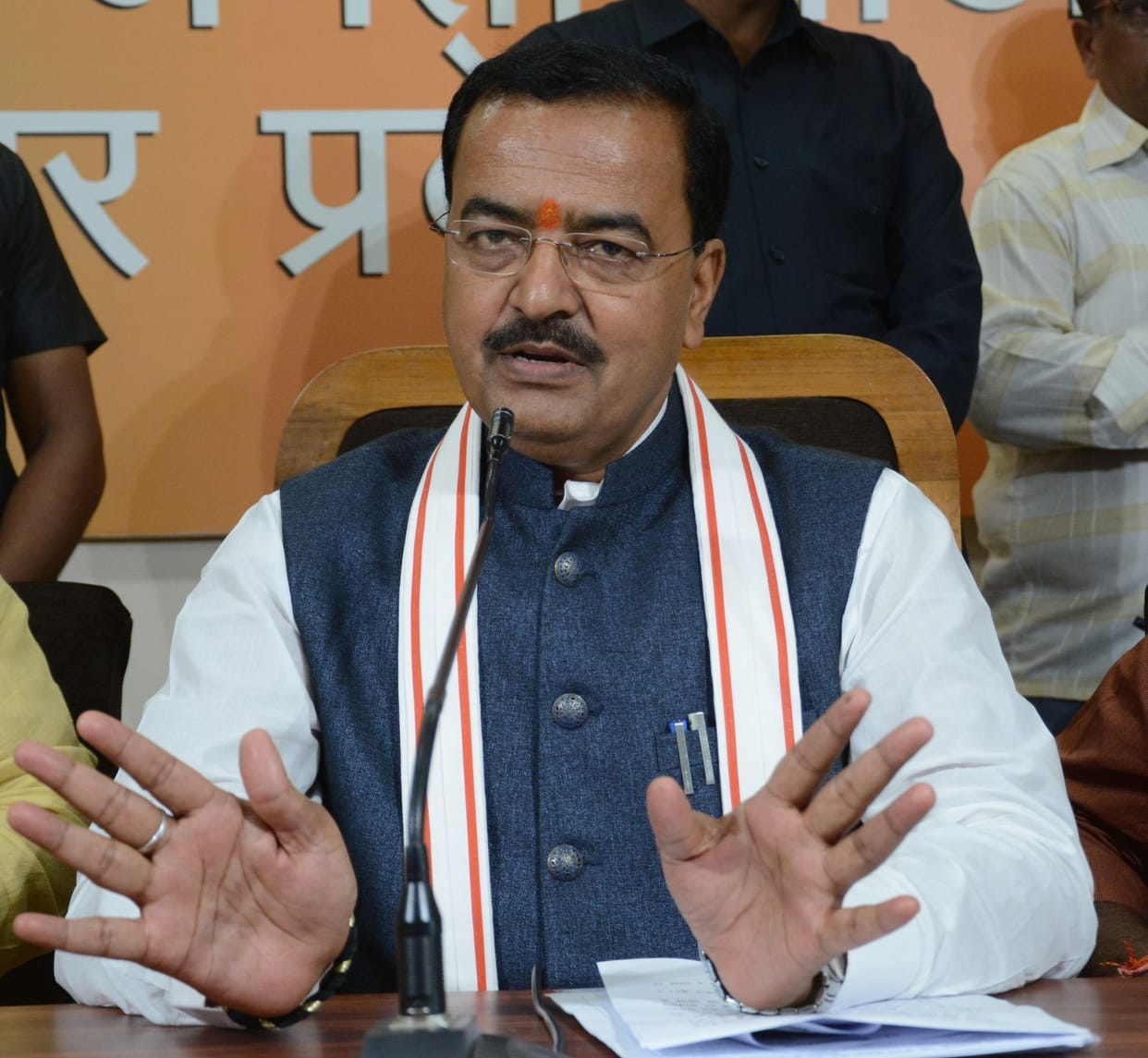 keshav maurya suspended three engineers for cm yogi security issue
