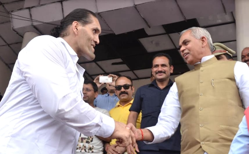 The Great Khali Angry on Himachal Goveronment.