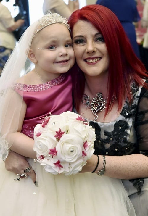 5 year old Terminally ill girl marries 6 year old best friend in her dream wedding ceremony