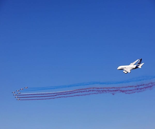 paris air show, a place of planes and flying cars