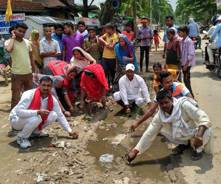 Performed by transplanting symbolic paddy