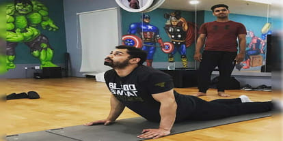 mulayam singh sons prateek yadav attained fitness with yoga and weight training