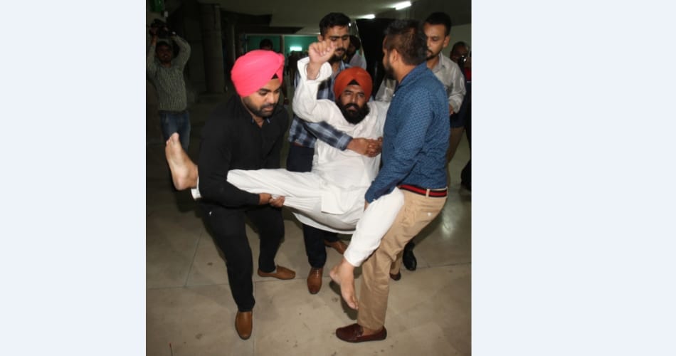 dispute in punjab assembly session