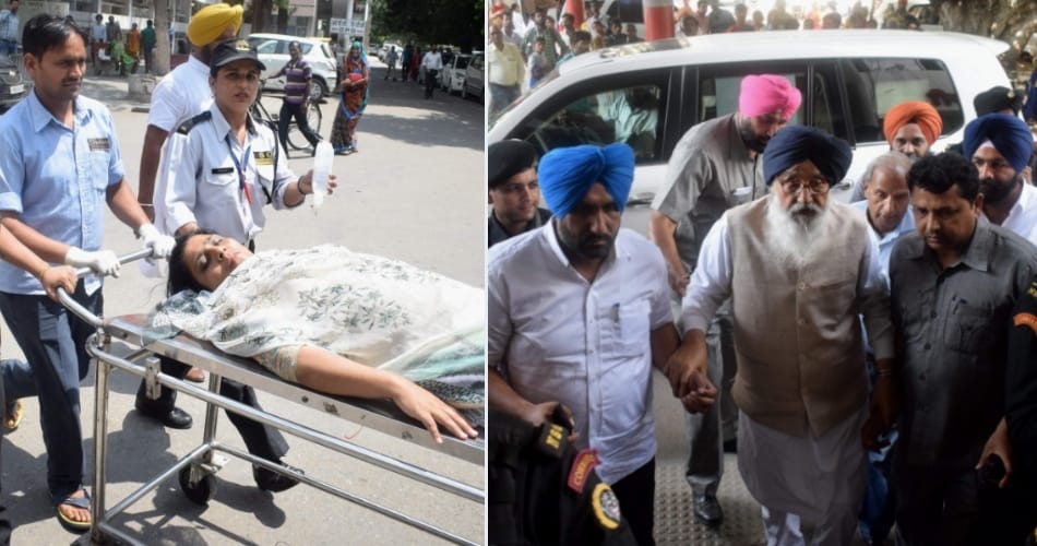 Punjab Assembly session, injured mla admitted to hospital