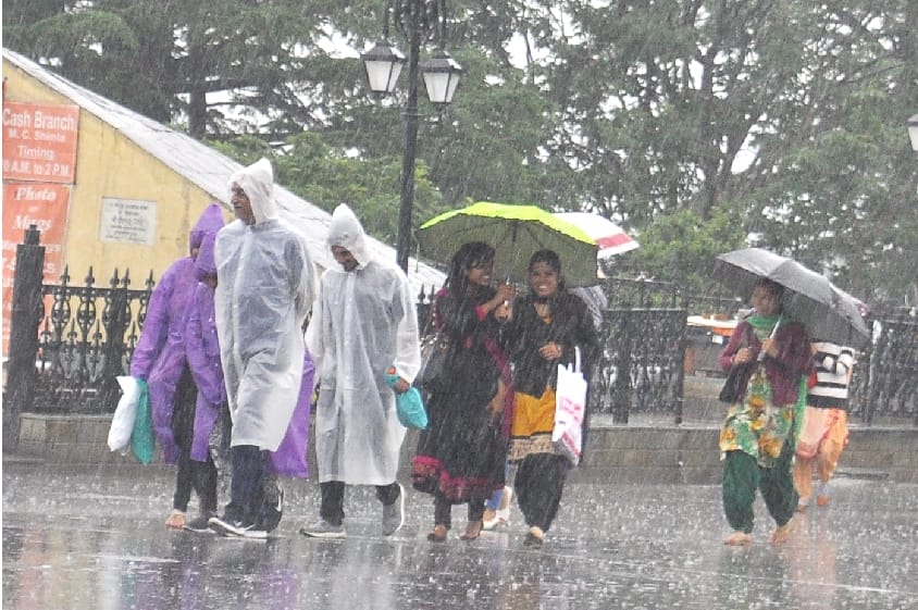 Heavy rainfall forecast for Himachal from Monday.