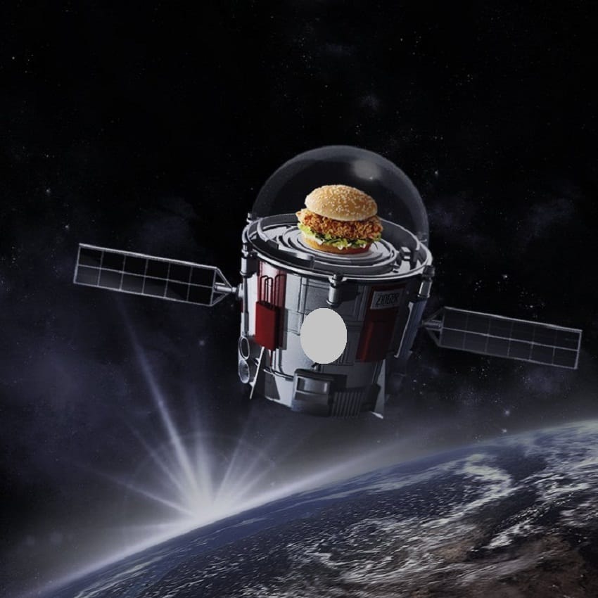 this famos chicken sandwich is going to be launched in space soon 