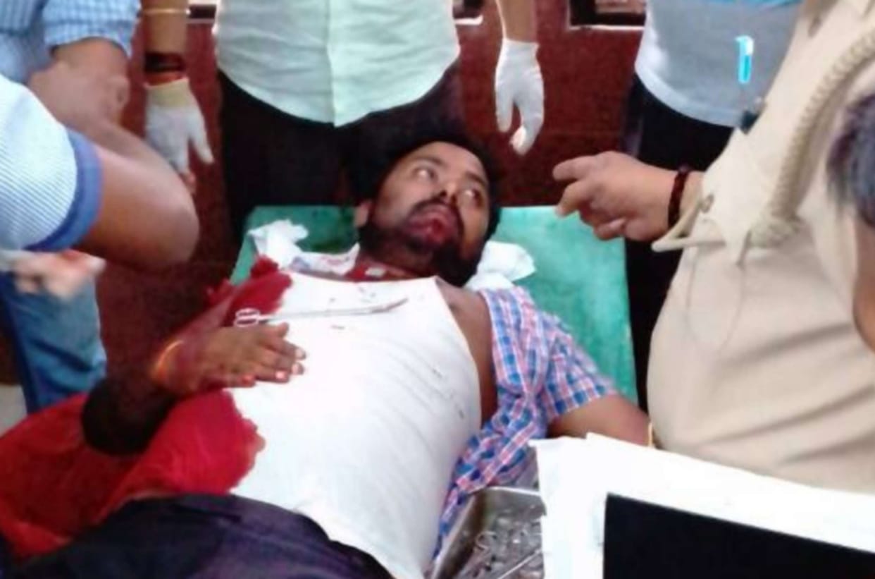 Firing on the nephew of the Gram Pradhan