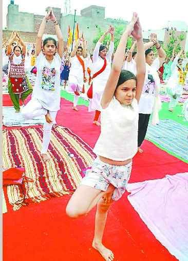 Celebrated Yoga Day Like Celebration
