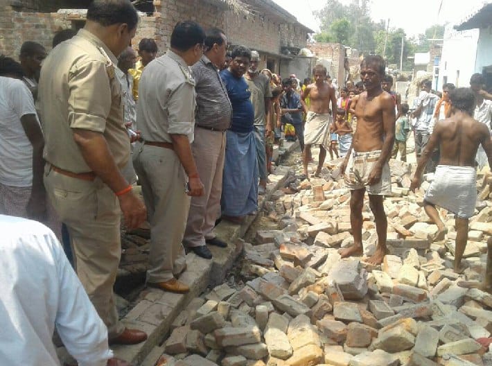 Pucca wall falls from one Child's death, Kohram
