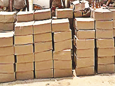 alcohal found at pradhan house