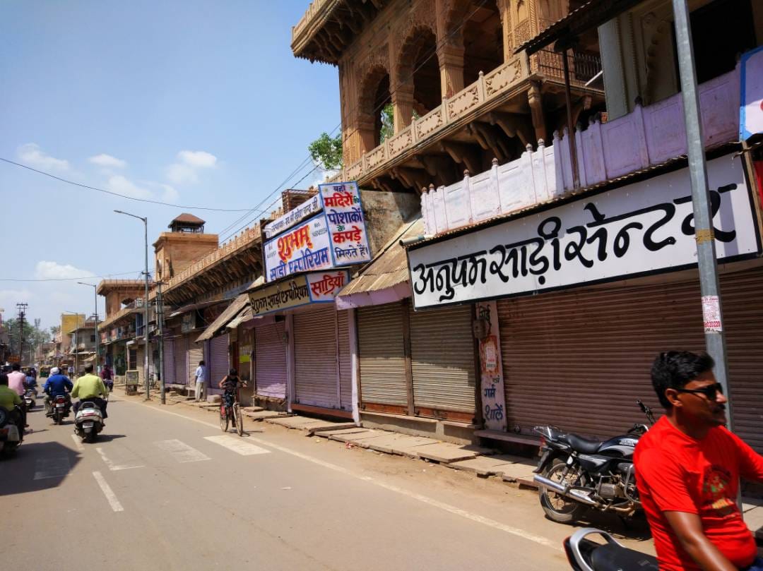 Jat protest in bharatpur city