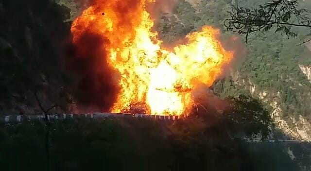 blast in badrinath highway