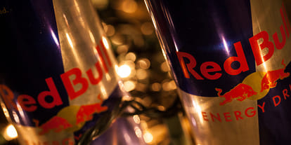 red flag again to red bull drinks 